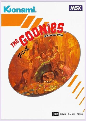 [Grote 50x70cm Game Poster] THE GOONIES MSX KONAMI beschikbaar voor biedingen