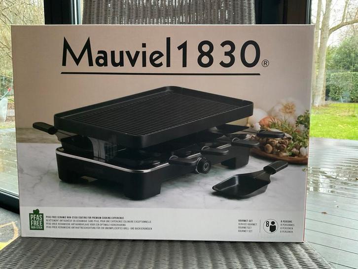 Gourmet et raclette Mauviel 1830, Electroménager, Appareils à gourmet, Neuf, 4 à 7 personnes, Enlèvement