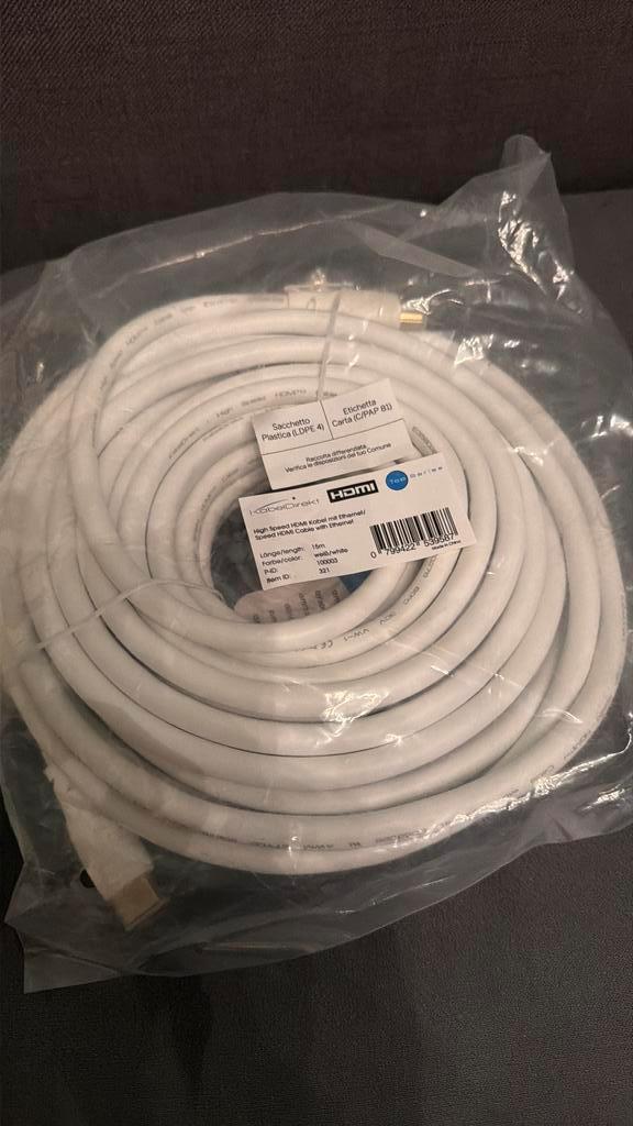 KabelDirekt 799422539587, TV, Hi-fi & Vidéo, Câbles audio & Câbles de télévision, Neuf, Câble HDMI, 10 mètres ou plus, Enlèvement ou Envoi