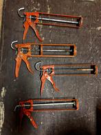 Set kitpistolen / siliconenpistolen – 5 stuks, Ophalen, Gebruikt