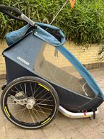 Croozer fietskar voor 2 kids - cruiser, Fietsen en Brommers, Ophalen, Gebruikt, Vering