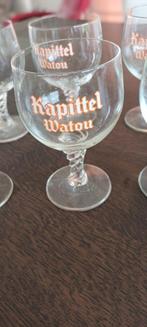 6 Kapittel Watou glazen 33cl, Collections, Marques de bière, Comme neuf, Enlèvement