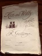 Partituur voor piano - Dans - Kiss and Willy, Muziek en Instrumenten, Piano, Gebruikt, Ophalen