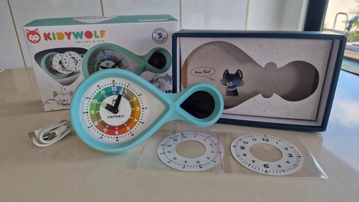 Kidywolf kinderwekker kidyalarm, Elektronische apparatuur, Wekkers, Zo goed als nieuw, Ophalen of Verzenden