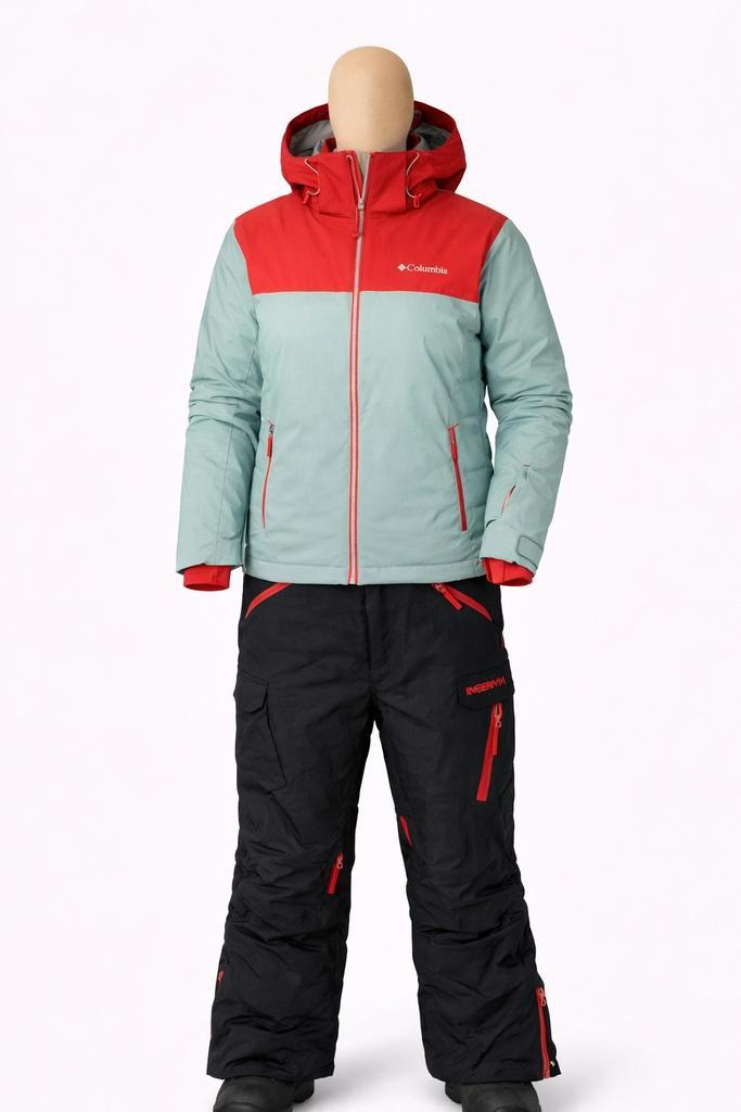 Ski jas Colombia M en ski broek L  Imperium, Kleding | Dames, Wintersportkleding, Zo goed als nieuw, Broek, Maat 42/44 (L), Ophalen