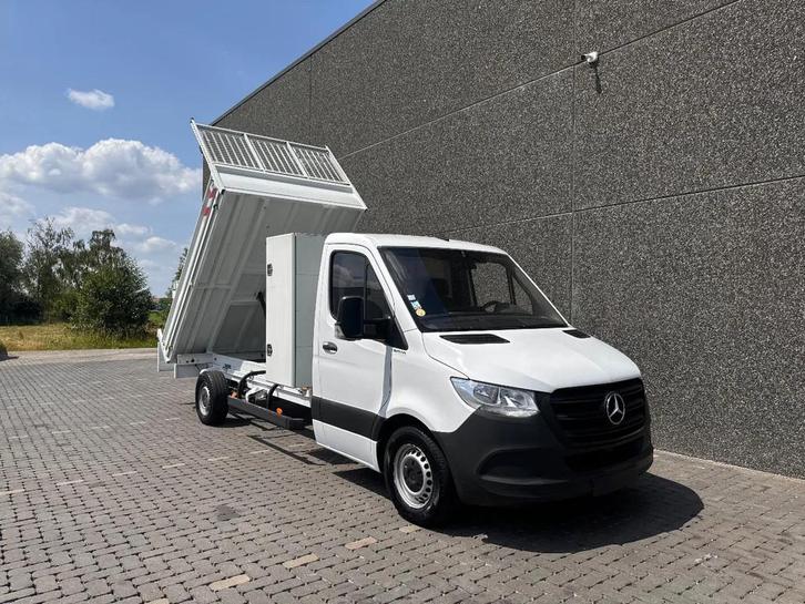 Mercedes-Benz Sprinter 319 Kipper V6 - Automaat - A/C, Auto's, Bestelwagens en Lichte vracht, Bedrijf, Te koop, Mercedes-Benz