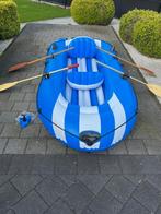 Bateau gonflable pour 3 personnes avec 2 paires de rames, Sports nautiques & Bateaux, Comme neuf, Enlèvement ou Envoi