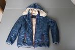 mooie blauwe winterjas Blue Flame maat 140, Ophalen of Verzenden, Gebruikt, Meisje, Jas