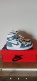 Nike Air Jordan 1 OG Denim, Wit, Nike Jordan, Ophalen of Verzenden, Zo goed als nieuw
