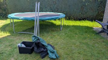 Trampoline 360 met veiligheidsnet, Kinderen en Baby's, Speelgoed | Buiten | Trampolines, Ophalen, Gebruikt
