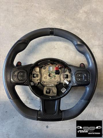Stuur sport carbon flippers Fiat 500 Abarth 2015 + beschikbaar voor biedingen