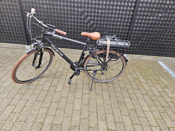 Mooie elektrische fiets heren minerva, Fietsen en Brommers, Elektrische fietsen, Ophalen