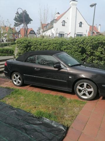 Saab Cabrio 93, vector  Bwj 2005 benzine, Autos, Cuir, Achat, Cabriolet, Boîte manuelle