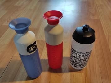 3 flessen - Dopper en theaterfestival beschikbaar voor biedingen