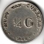Curacao : 1/4 Gulden 1944 D (Denver) Zilver 0,64 KM#44 Ref 1, Zilver, Ophalen of Verzenden, Losse munt, Midden-Amerika