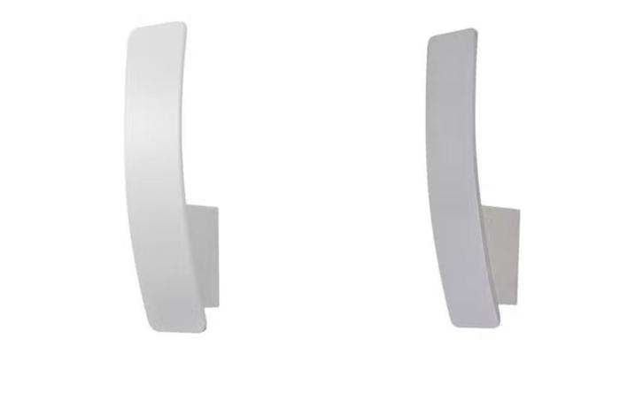 Wandlampen Näve Stan, wit-zilver, 4st *NIEUW*, Huis en Inrichting, Lampen | Wandlampen, Nieuw, Kunststof, Metaal, Ophalen of Verzenden