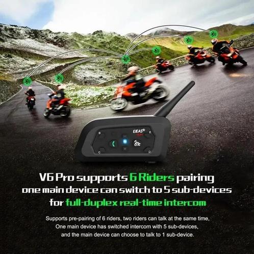 Bluetooth Motorfiets Intercom, Motoren, Kleding | Motorhelmen