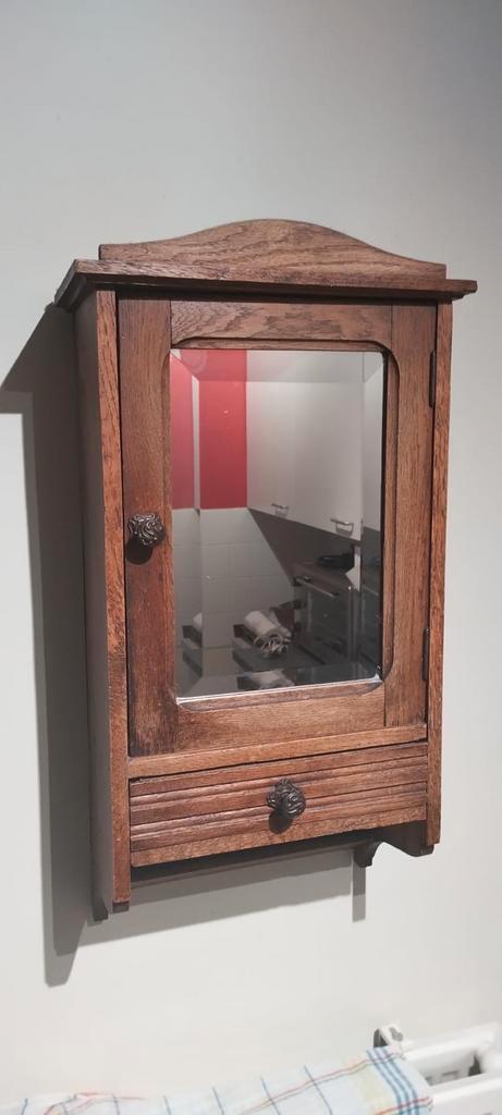 Art deco scheerkast met afgeschuinde spiegel, Antiek en Kunst, Antiek | Meubels | Kasten, Ophalen