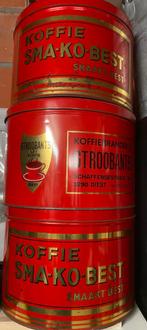 3 grote oude blikken koffie, Ophalen, Koffie