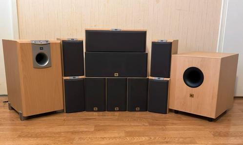 Lot Complet Home Cinéma JBL SCS-175 & SCS-178 + Akai SR-810, Audio, Tv en Foto, Home Cinema-sets, Zo goed als nieuw, Overige spelers