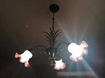 Lampe suspendue lustre à 3 points lumineux