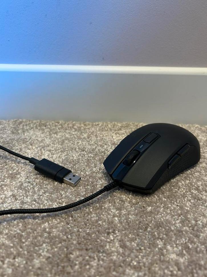 Corsair Harpoon gaming muis, Computers en Software, Muizen, Zo goed als nieuw, Muis, Linkshandig, Rechtshandig, Bedraad, Gaming muis