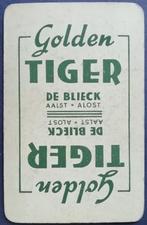 1 Speelkaart Golden Tiger, Verzamelen, Ophalen of Verzenden, Zo goed als nieuw