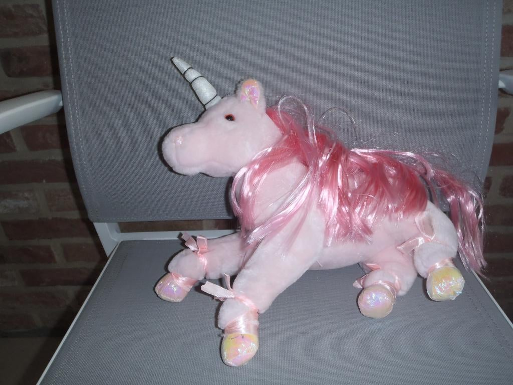 eenhoorn knuffel, Ophalen of Verzenden, Zo goed als nieuw, Roze, Eenhoorn