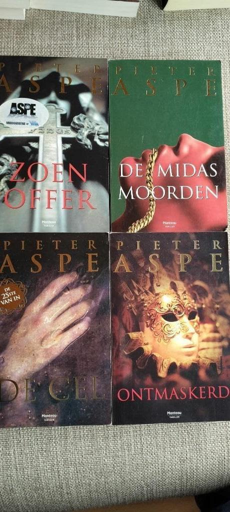 ASPE : pakket met 17 boeken in prima staat., Boeken, Ophalen, Zo goed als nieuw, Pieter Aspe, België