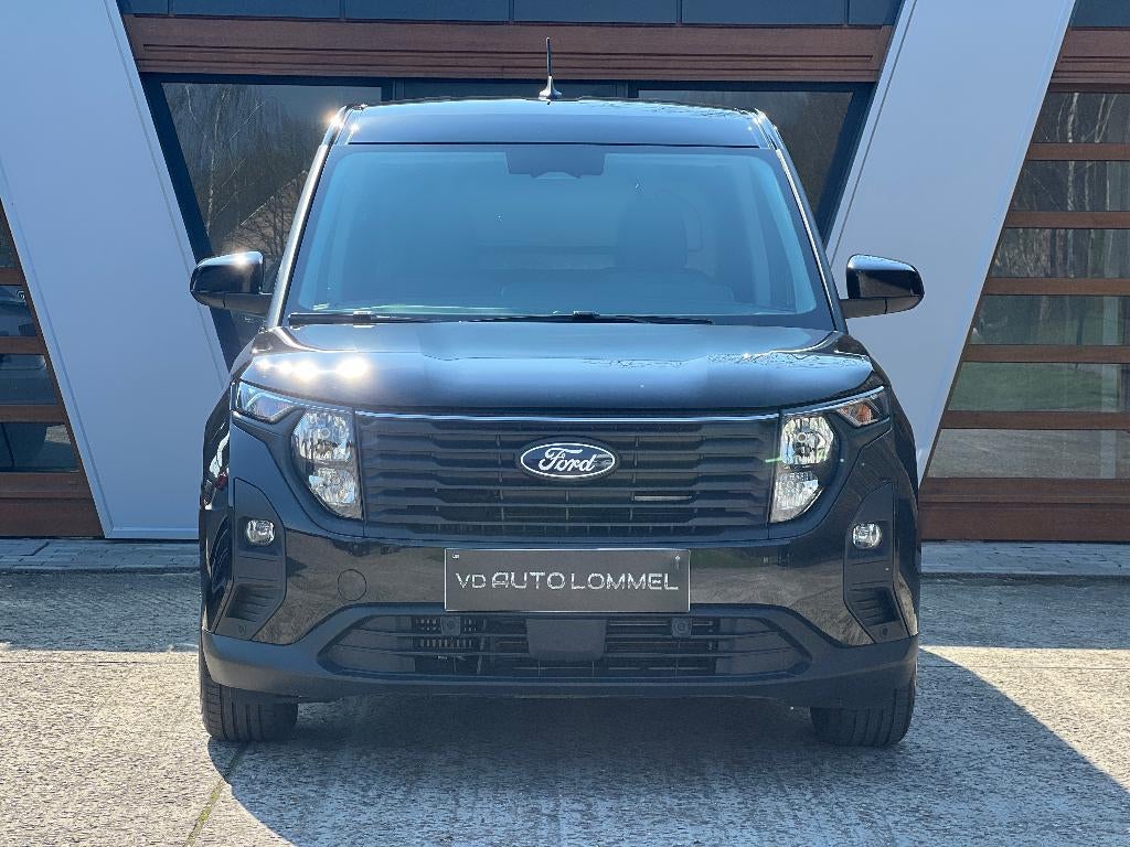 Ford Transit Courier '24 - AUTOMAAT/ FULL OPTION/ GARANTIE, Auto's, Ford, Stof, Euro 6, Zwart, Bedrijf
