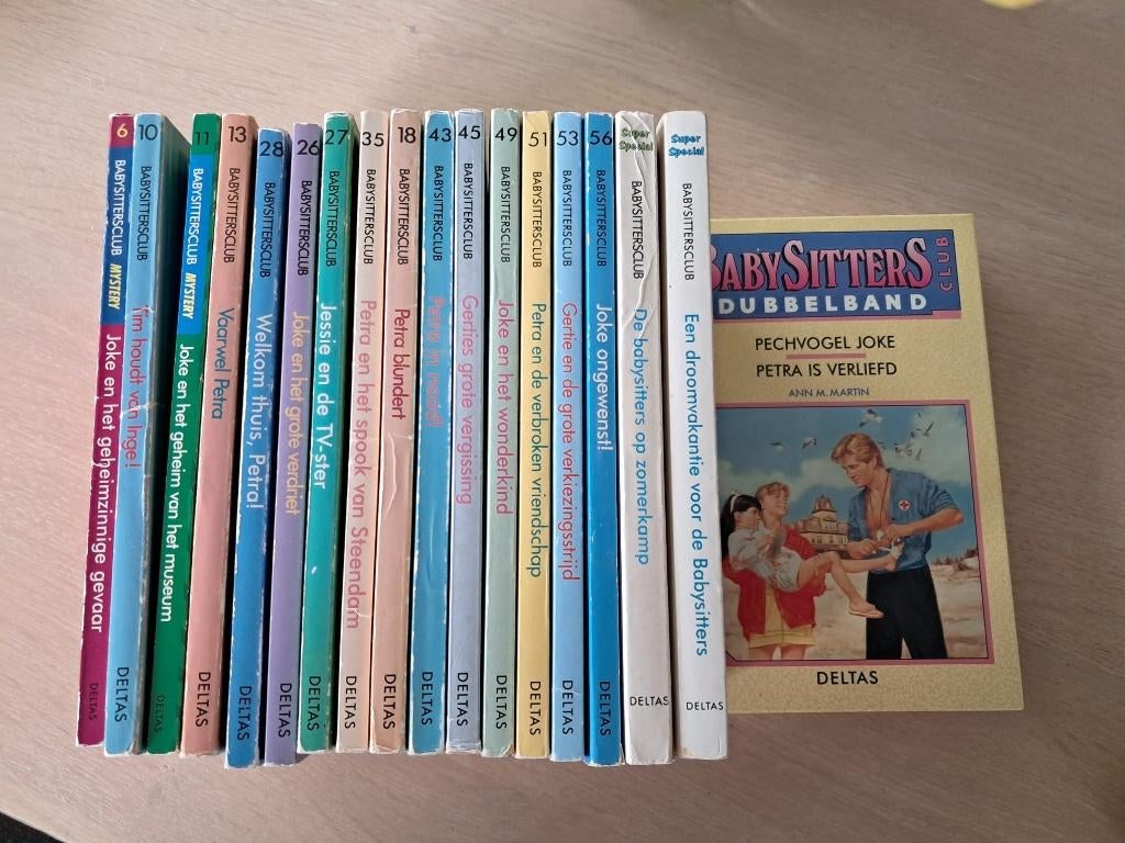 nostalgische leesboeken babysittersclub, Boeken, Kinderboeken | Jeugd | 10 tot 12 jaar, Ophalen of Verzenden, Gelezen, Ann M. MARTIN