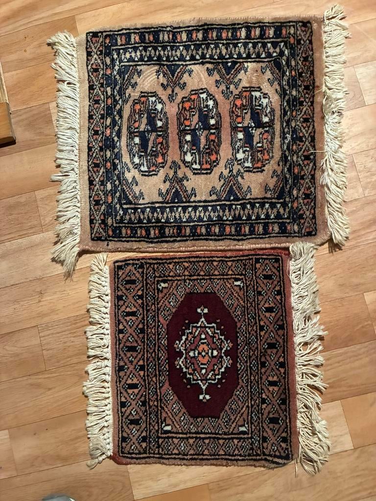 Kleine oosterse tapijtjes, Huis en Inrichting, Stoffering | Tapijten en Vloerkleden, Minder dan 50 cm, Gebruikt, Overige kleuren