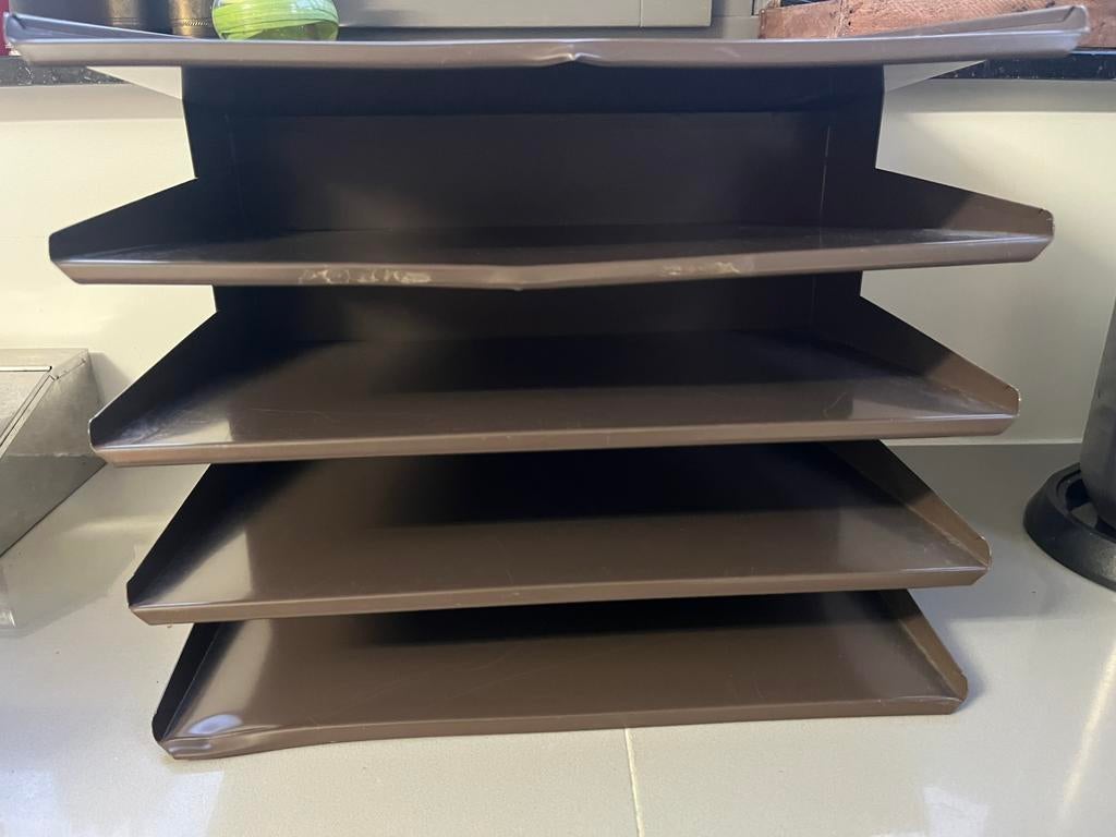 Étagère métallique pour papiers, Enlèvement, Utilisé