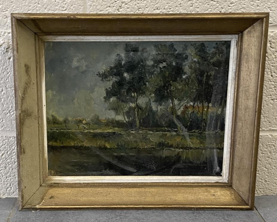 huile sur panneau signe GUY VANDENBRANDEN, Ophalen of Verzenden