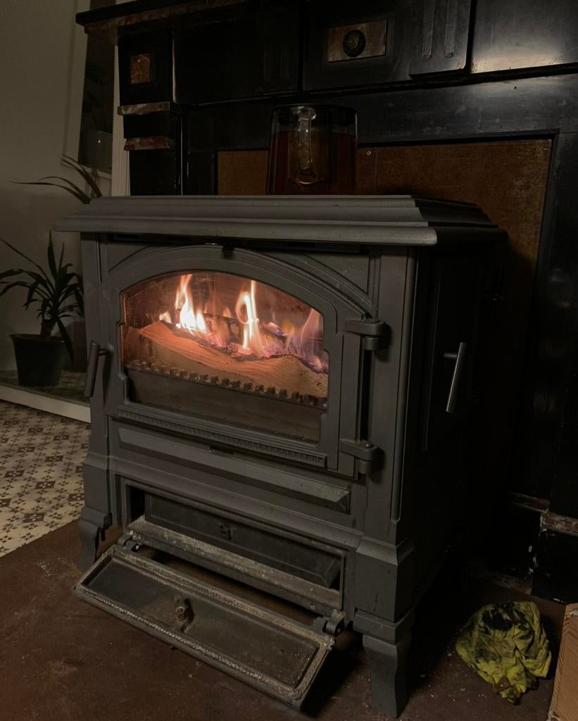 Poêle à bois, Enlèvement, Utilisé