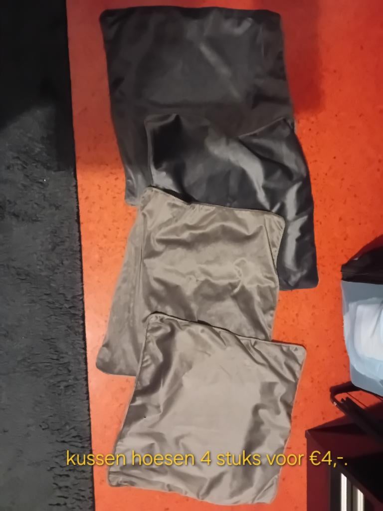 Kussensloop/ anti snurk ring, Ophalen, Nieuw, Grijs, Hoeslaken of Sloop