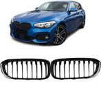 Grill Nieren Voor Bmw 1 Serie F20 F21 LCI Glans Zwart Enkele, Envoi