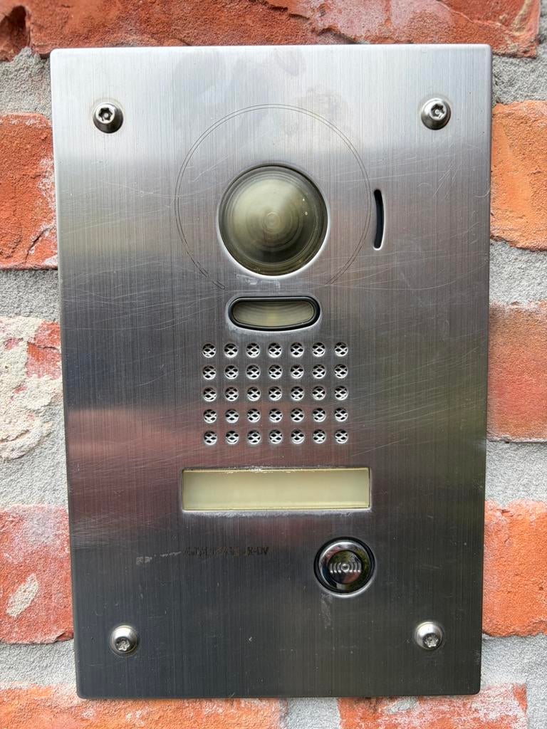 Aiphone videofoon, Huis en Inrichting, Deurbellen, Gebruikt, Bedraad, Ingebouwde camera, Terugspreekfunctie, Ophalen