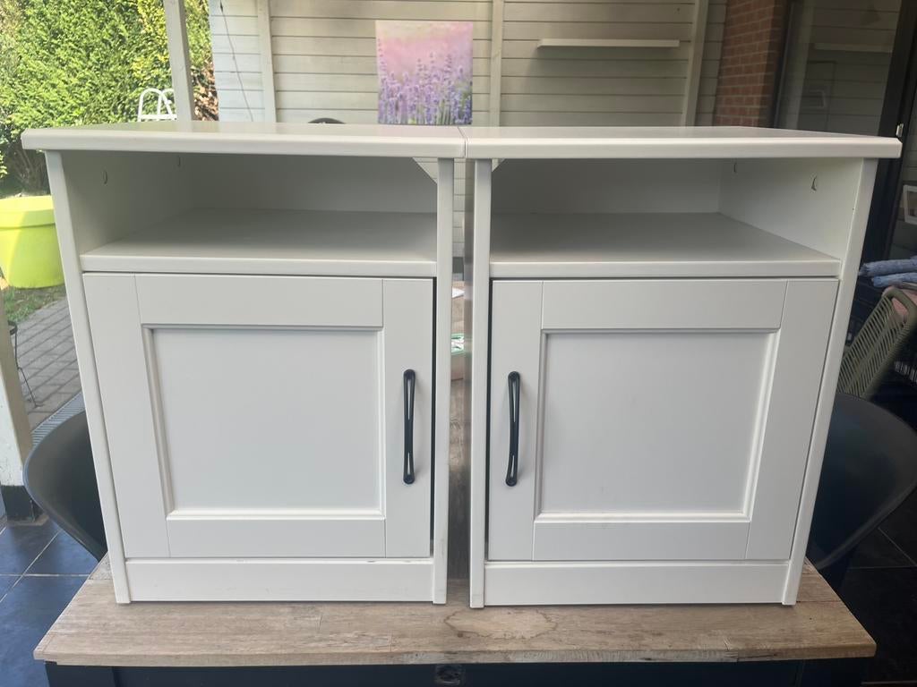 Nachtkastjes, 25 à 50 cm, Enlèvement, Utilisé, Avec tablette(s)