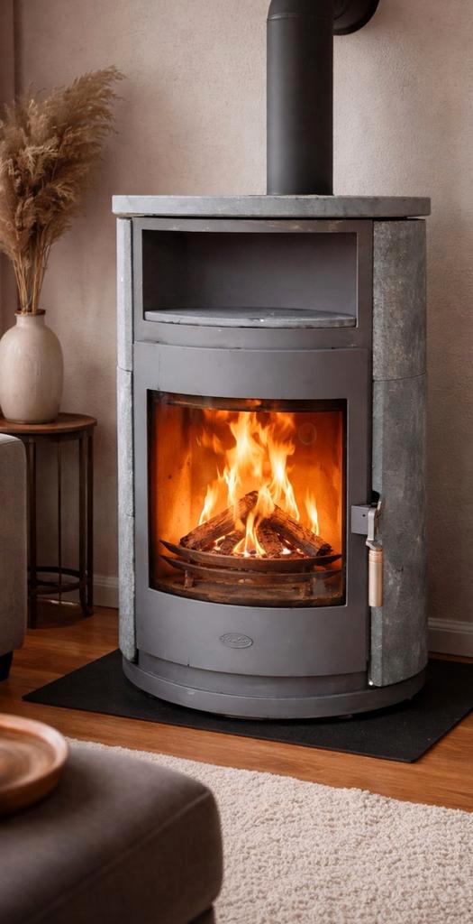 Speksteenkachel 8KW, Maison & Meubles, Poêles, Poêle à bois, Enlèvement