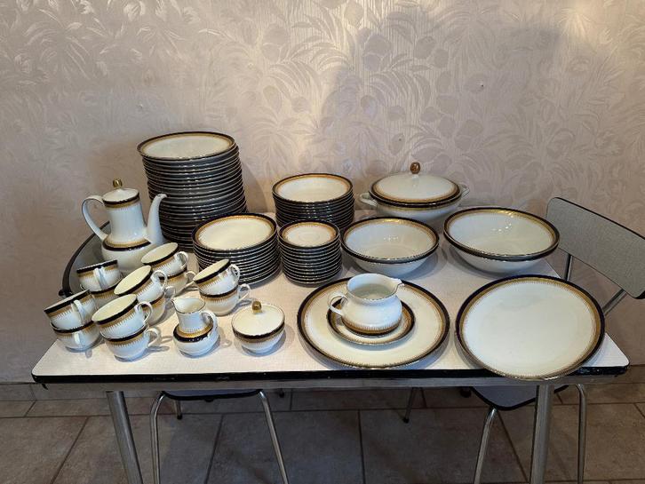 Vintage Winterling servies echt kobalt, Maison & Meubles, Cuisine | Vaisselle, Comme neuf, Service complet, Autres styles, Porcelaine