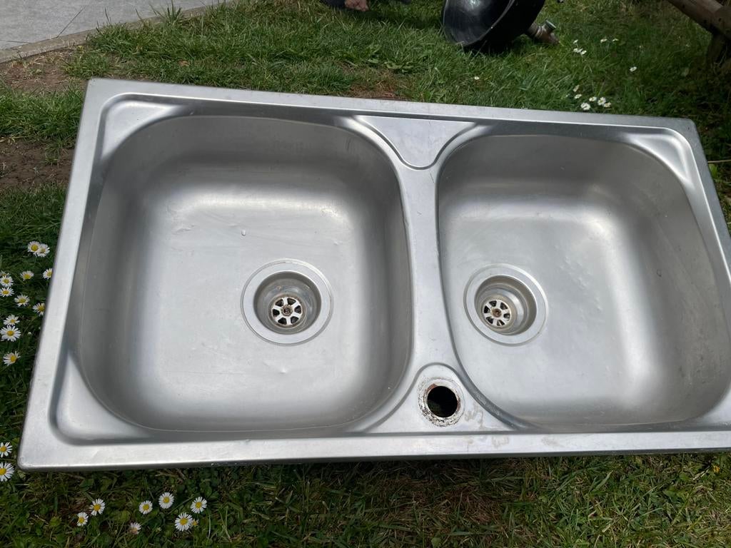 Évier en inox, Enlèvement, Utilisé