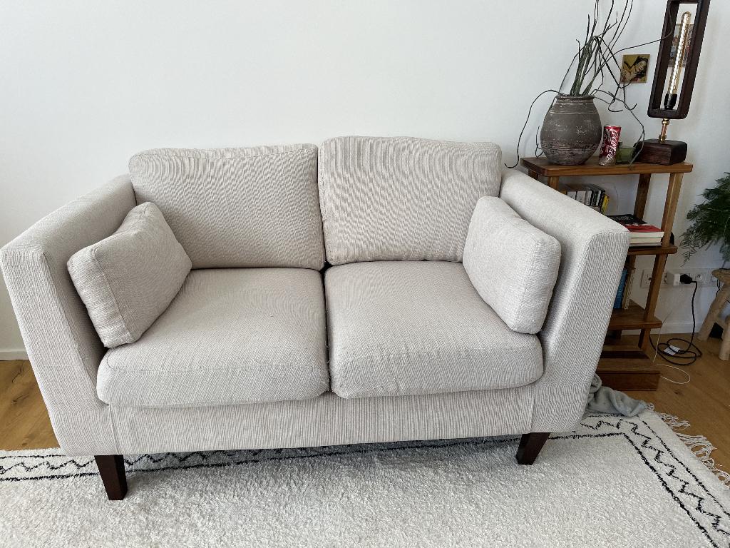 canapé - état ok, 75 à 100 cm, Enlèvement, Utilisé, Deux personnes