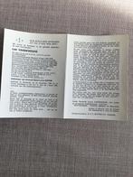 Collaboratie senator L.Vandeweghe Oostende +1988 VERDINASO, Verzamelen, Bidprentjes en Rouwkaarten, Verzenden, Bidprentje