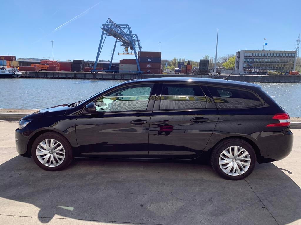 Peugeot - 308 SW - 1.2 e-THP Blue Lease essence 1er propriét, Stof, Euro 6, Zwart, Bedrijf