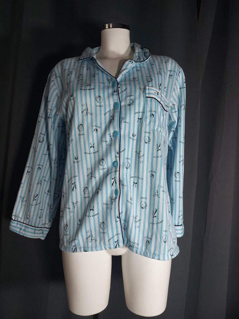 Chemise de nuit bleue Tyzi, Vêtements | Femmes, Pyjamas, Enlèvement ou Envoi, Comme neuf, Taille 42/44 (L)