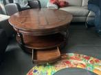eiken ronde salontafel, Maison & Meubles, Tables | Tables de salon, 100 à 150 cm, 75 cm ou plus, Rond, 100 à 150 cm