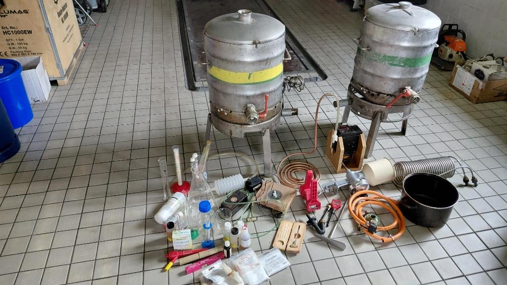 Brouwinstallatie, Ophalen, Gebruikt