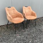 2 Stoelen/kuipzetels met wieltjes, Enlèvement, Utilisé