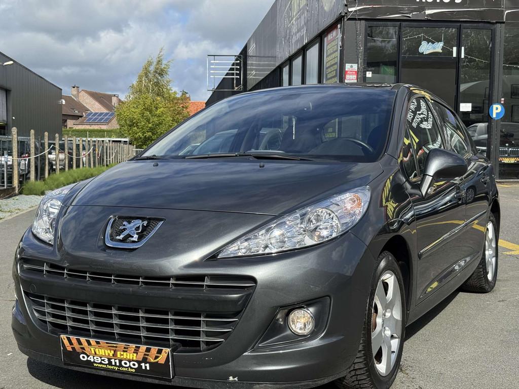 Peugeot 207 1.6i 16v✅113782km✅toit panoramique/Aico digi, Euro 5, Stof, Gebruikt, Zwart